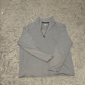 Men's Gray Quarter-Zip Pullover
